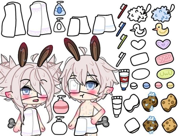 Чиби одежда гача лайф