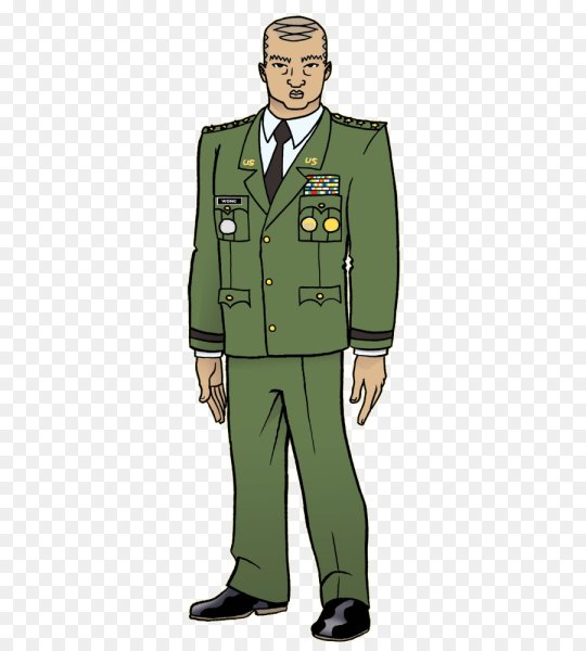 Мультяшный офицер