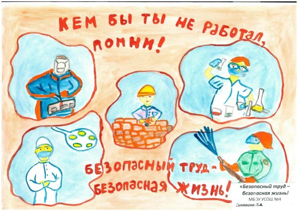 Конкурс рисунков охрана труда глазами детей