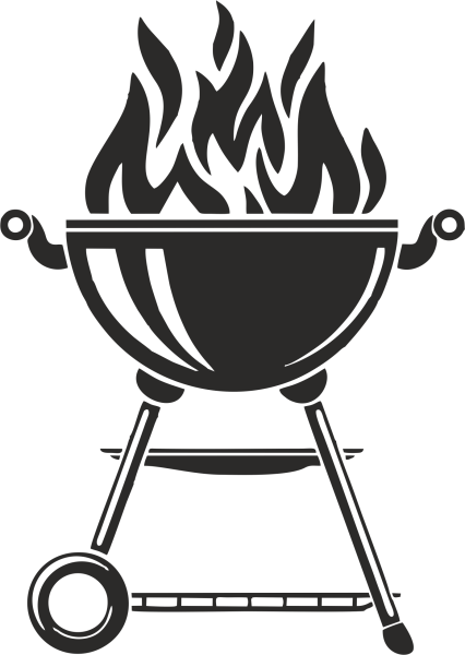 Казан мангал вектор