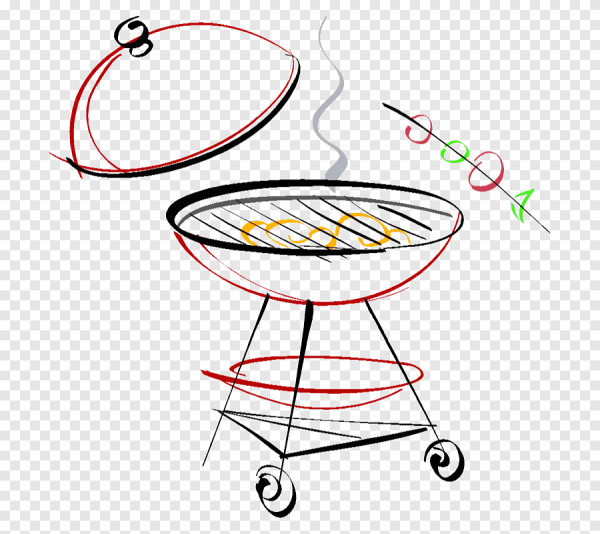 Гриль барбекю рисунок