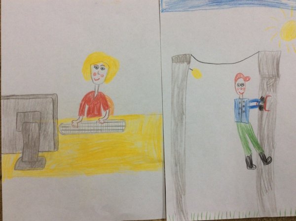 Конкурс рисунков на тему профессия моих родителей