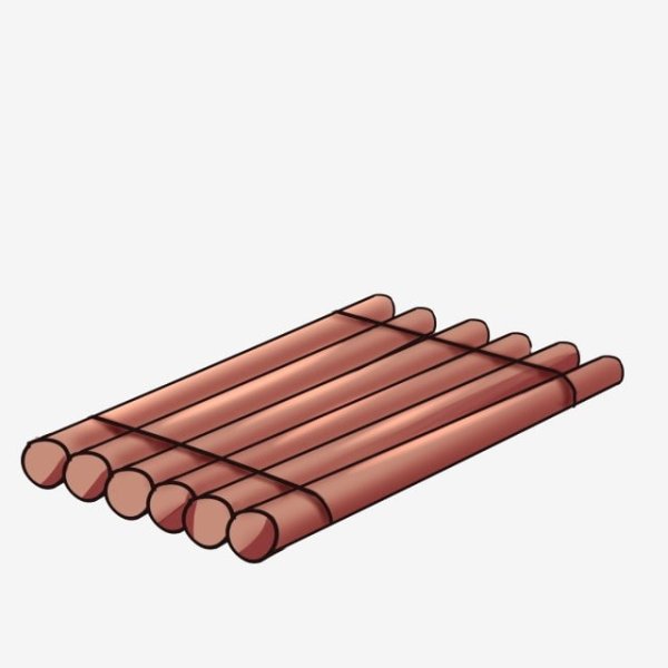 Плот на прозрачном фоне