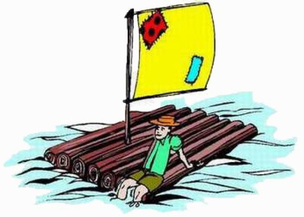 Плот раскраска