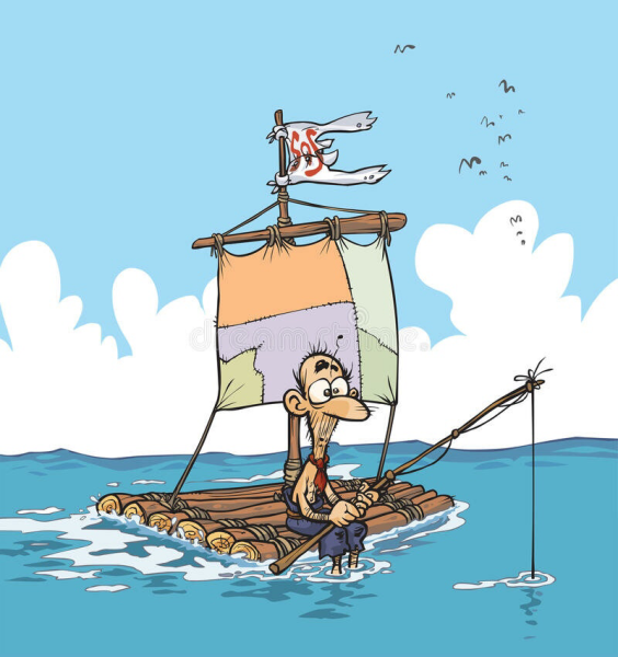 Плот из мультика