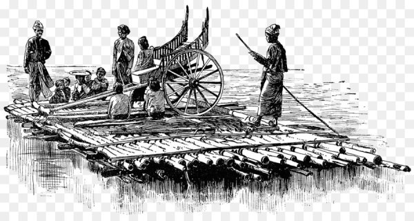 Плот на острове