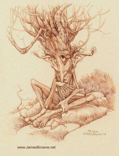 Дерево в виде головы