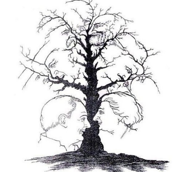 Девушка-дерево Графика