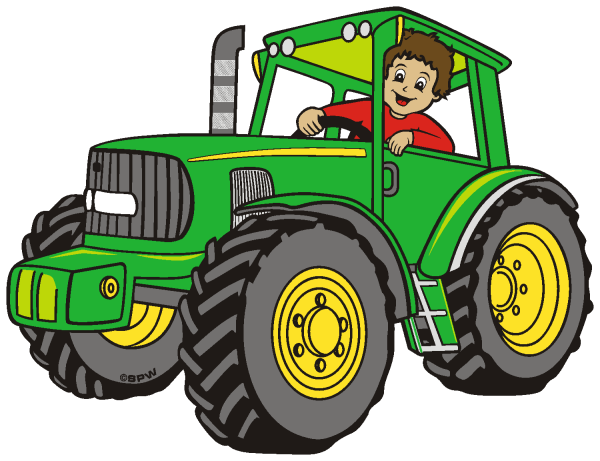 Трактор рисунок