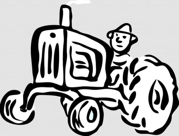 Нарисовать тракториста