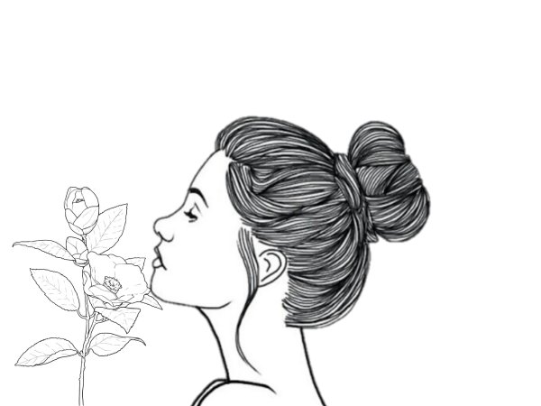 Причёски в профиль рисунок