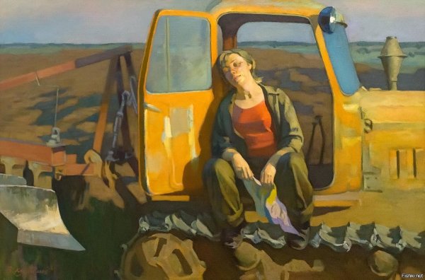 Трактор арт