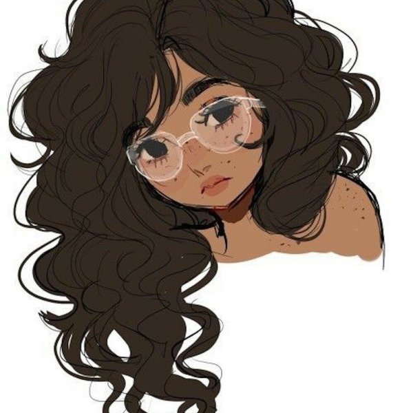 Аниме кудрявые волосы референс
