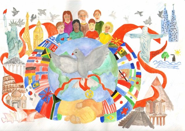 Дети вокруг планеты