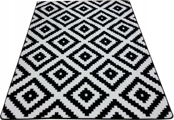 Черно-белый 200x290 romby Scandinavian