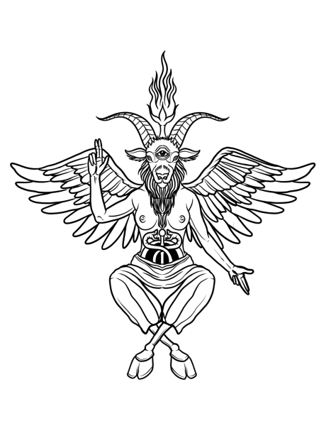 Эскизы тату Бафомета
