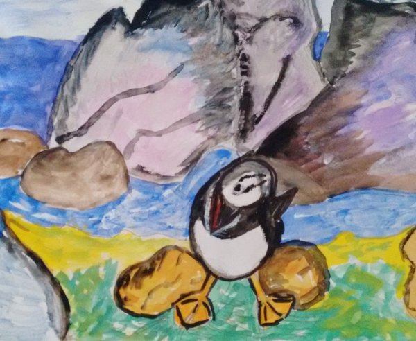 Нарисовать птицу тупик