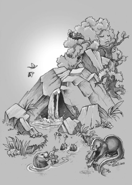 Персонажи в стиле граффити