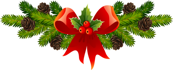 Еловые ветки на окно цветные