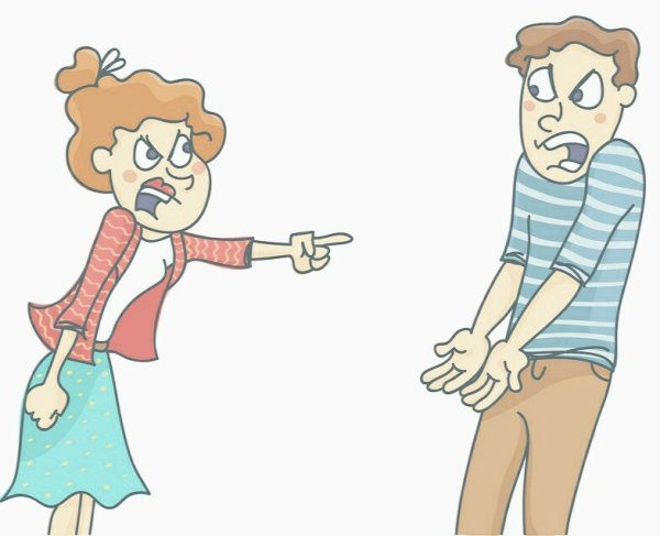 Мультяшка ругается