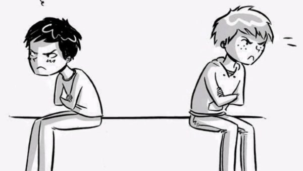 Ссора раскраска