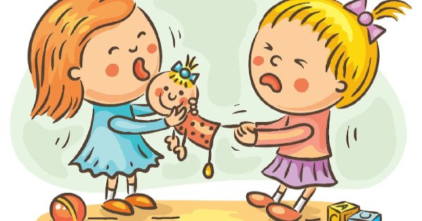 Малыши ссорятся детсад