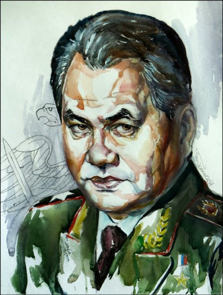 Сергей Кужугетович Шойгу живопись