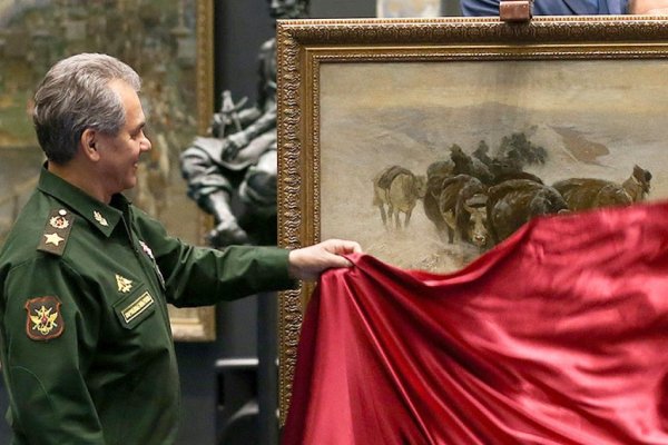 Сергей Шойгу живопись