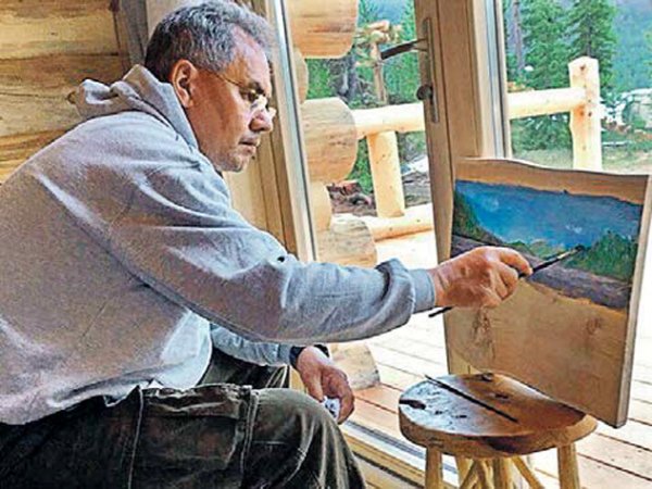 Сергей Шойгу живопись
