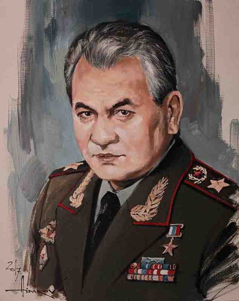 Сергей Кужугетович Шойгу живопись