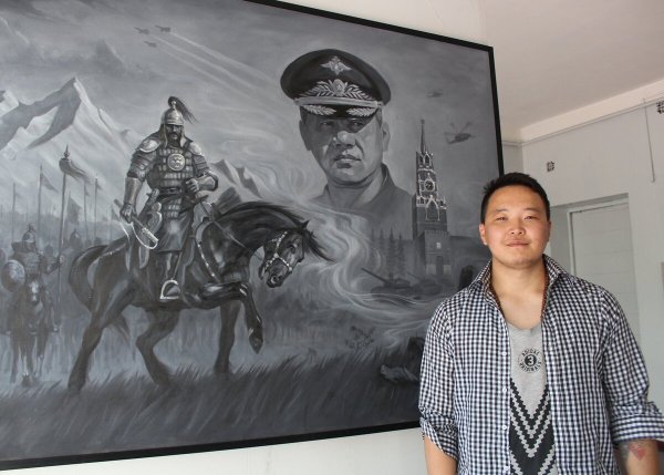 "Сергей Шойгу и полководец Чингисхана Субэдэй"
