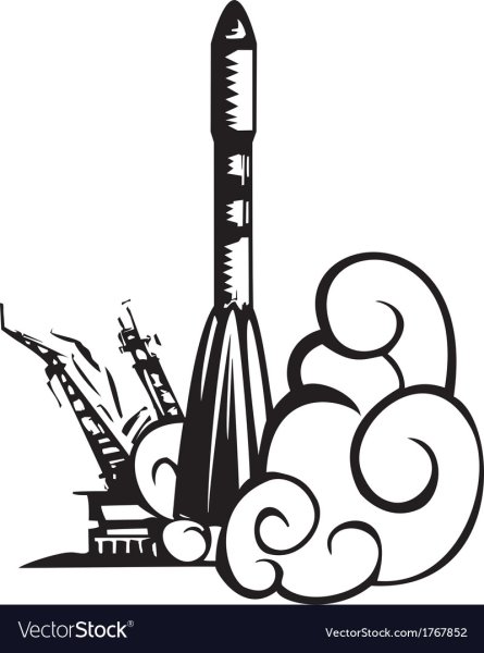 Ракета акварелью