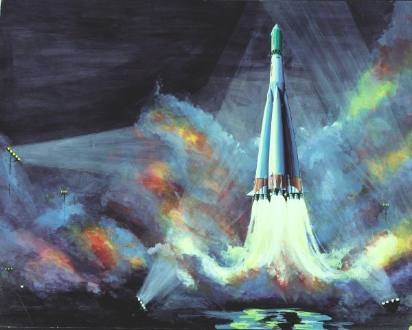 Восток-1 космический корабль вектор