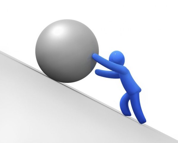 Настойчивость человечки