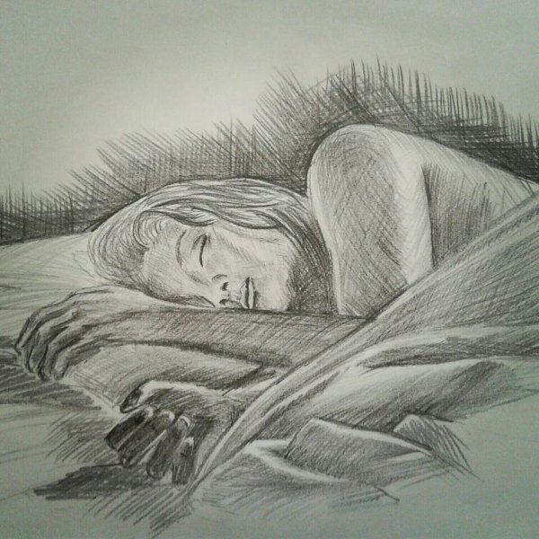 Рисунки карандашом одиночество