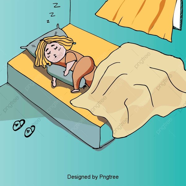 Сонная девушка иллюстрация