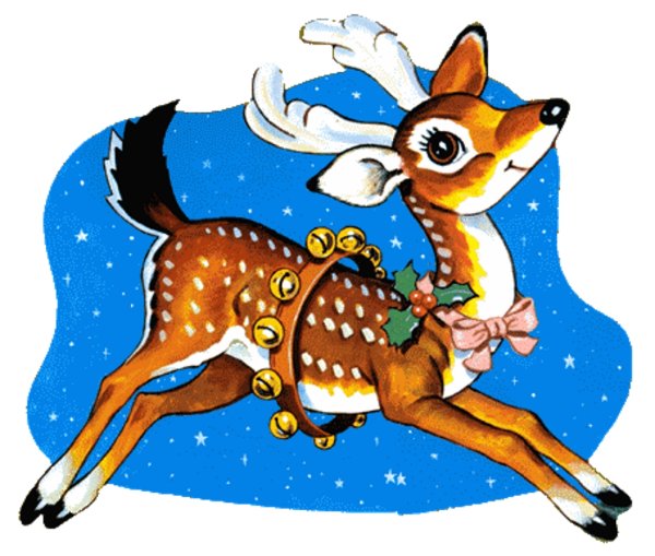 Сказочный новогодний олень