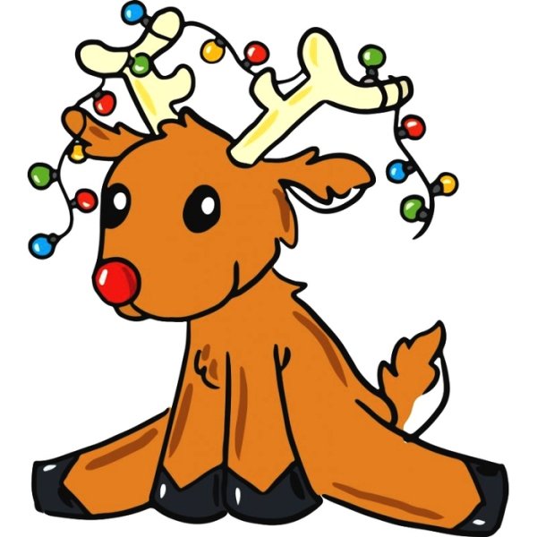 Новогодний олень