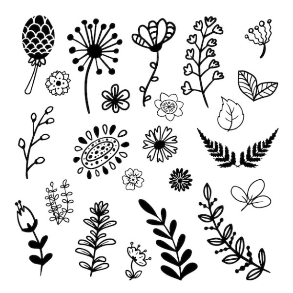 Орнамент трава