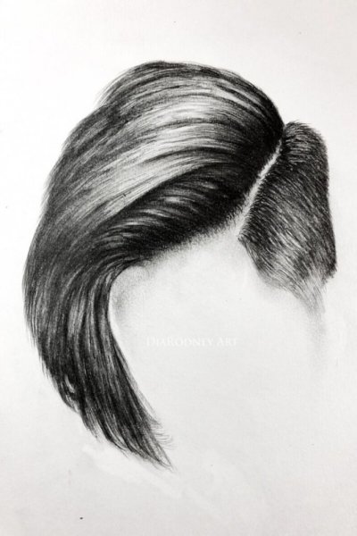 Прически карандашом