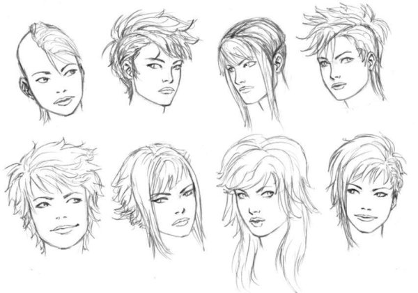 Референс коротких женских причесок