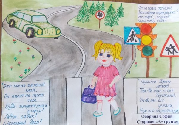 Рисунки по ПДД