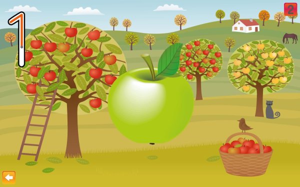 Фруктовый сад дети