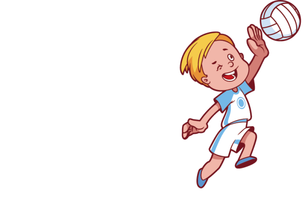 Волейбол для детей на прозрачном фоне