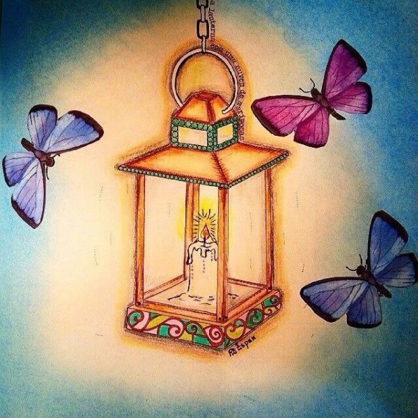 Рисование волшебные фонарики