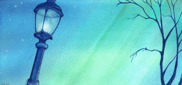 Нарисовать уличный фонарь