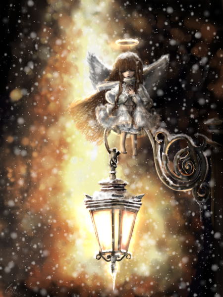 Пейзаж с фонарем