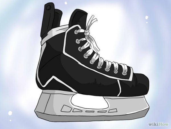 Коньки рисовать хоккейные