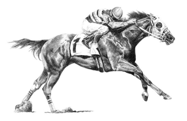 Скачки рисунок