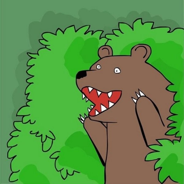 Медведь кричит